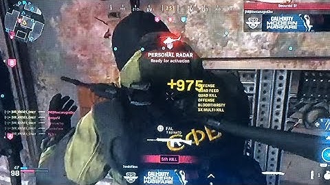 World’s First!! - 5 on screen Knife Only kill feed - Modern Warfare