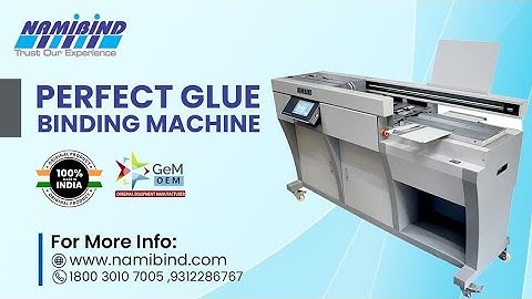 Perfect Glue Binding Machine | ZX-60HC (How to Use Perfect Book Binding Machine) #perfectbookbinder