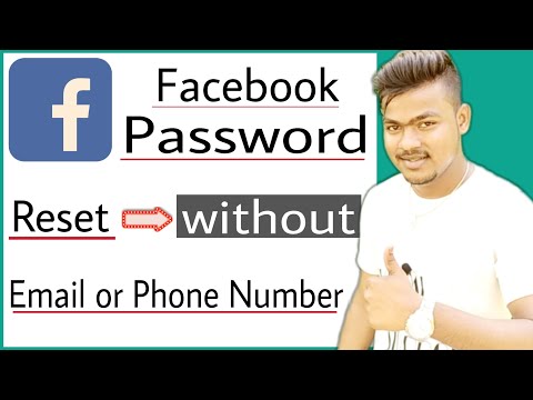 how to reset facebook password without email and phone number | recover facebook account