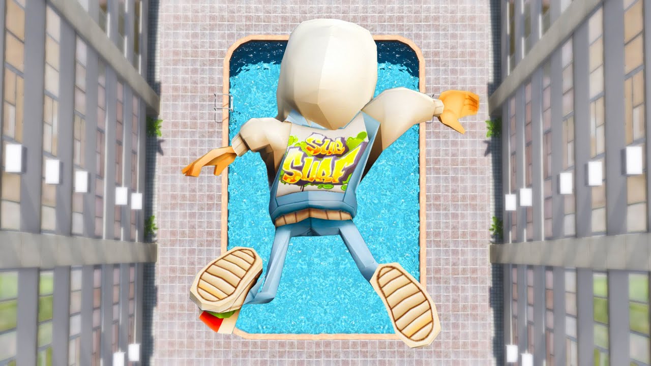 SUBWAY SURFERS CRAZY JUMPS/FALLS #4 (GTA 5 Subway Surfers Best Fails)