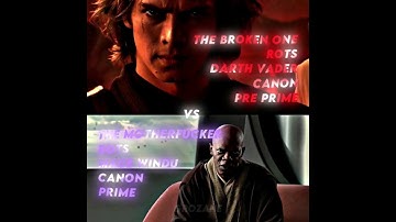 Knightfall Vader VS Mace Windu #edit #starwars #vs #shorts