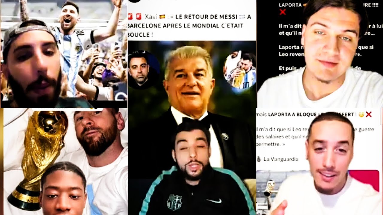 INCROYABLE ! Messi prêt à signer au Barça en 2023, mais Laporta a dit non 