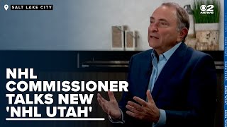 FULL VIDEO: Oneonone interview with NHL Commissioner Gary Bettman on Utah's new hockey team