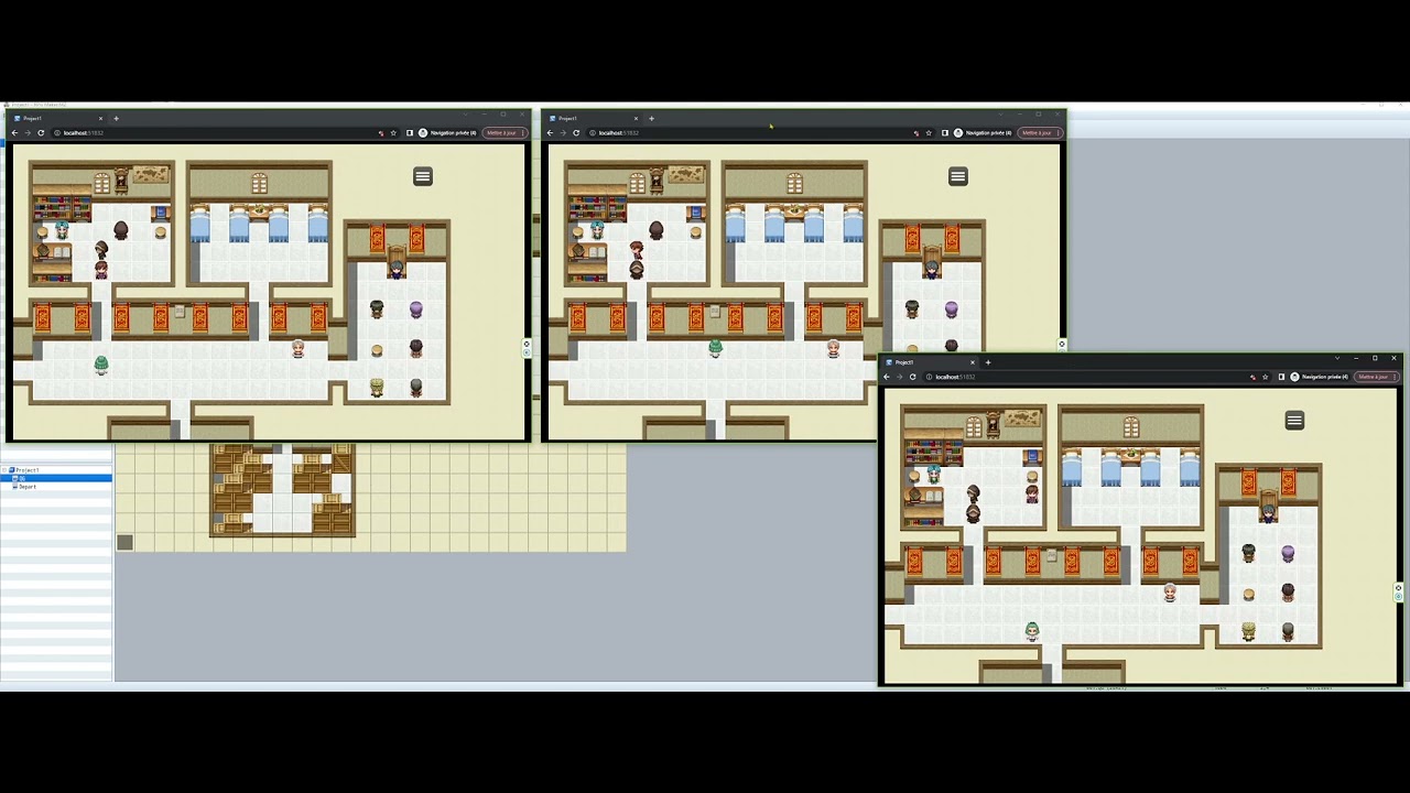 RPG Maker MZ Online - Player Movements [Proof Of Concept] - YouTube