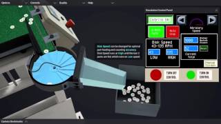 Interactive Flexible Part Counter Application - Tutorial: Operating the Simulation screenshot 2