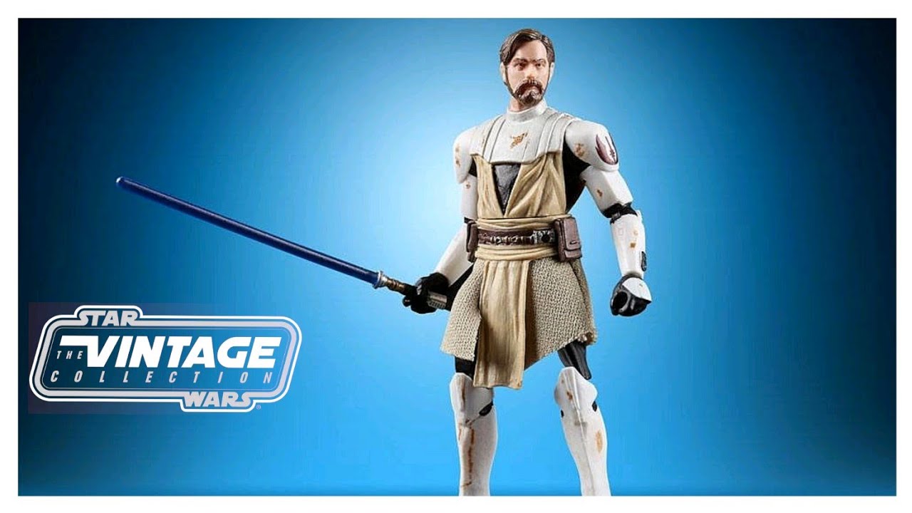 ObiWan Kenobi Clone Wars The Vintage Collection STAR WARS YouTube