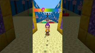 Kpop Demon Hunter Lava Jump Challenge #minecraft#kpop #grow #shortsfeed