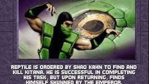 Ultimate Mortal Kombat 3 Arcade Playthrough With Reptile (HD Quality)