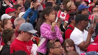 Prime Minister Justin Trudeau gives Canada Day speech on Parliament Hill   July 1, 2017