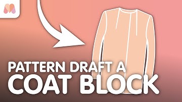 Hoe je een jasblok tekent | Patroontekentutorial