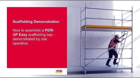 PERI UP Easy Assembly Demonstration Info Film (EN)