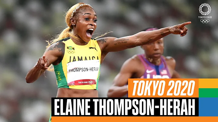 The BEST of Elaine Thompson-Herah  at the Olympics