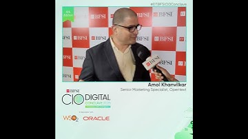 In conversation with Amol Khanvilkar, Opentext at ETBFSI CIO Digital Conclave 2025!