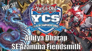 Yu-Gi-Oh! National Champion Aditya Dharap YCS Niagra Top 32 SE Azamina Fiendsmith Deck Profile!