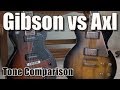 Gibson les paul junior vs axl badwater  guitar tone and sound comparison