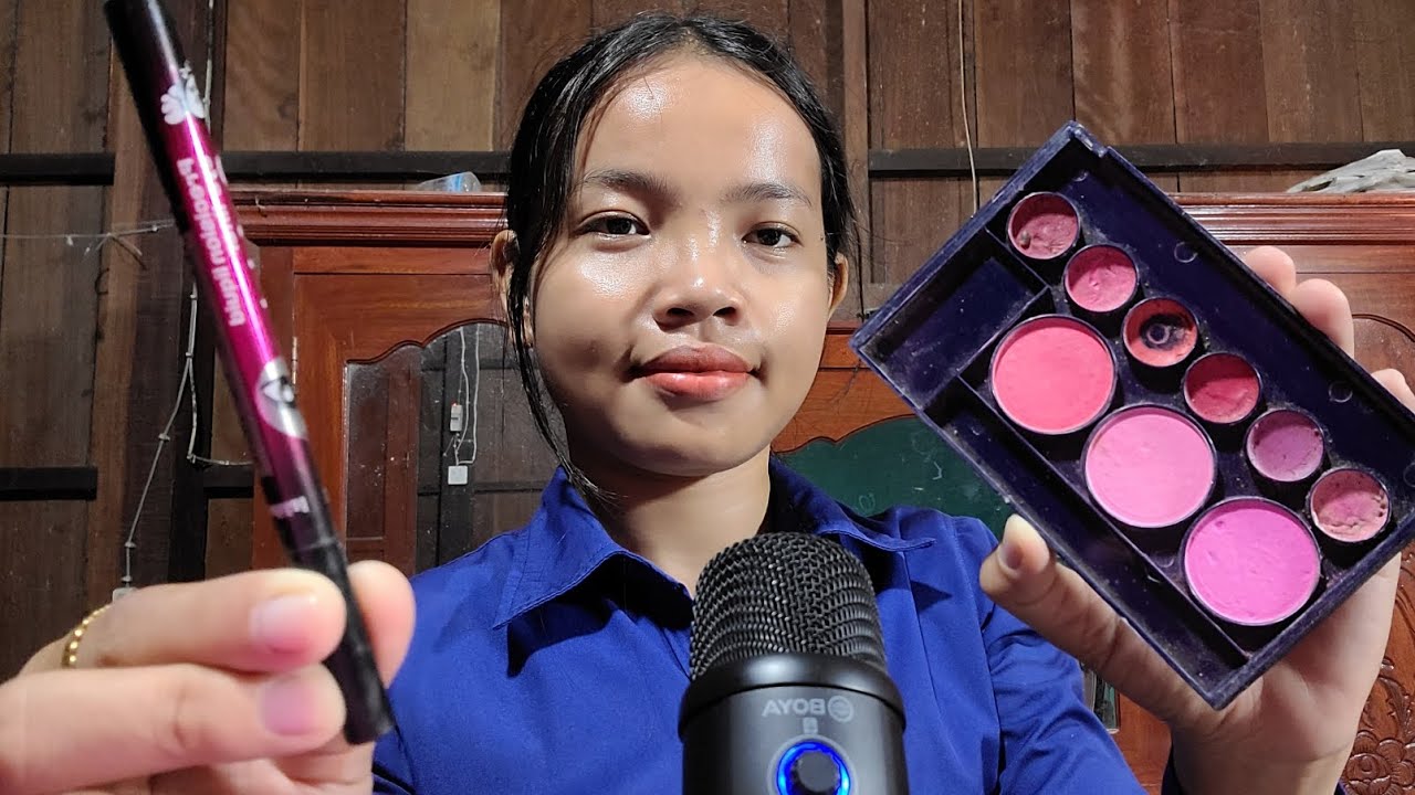 ASMR DOING YOUR MAKEUP ROLEPLAY TUTORIAL - YouTube