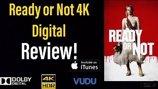 Ready or not is now available on digital in 4k. here my review! please
like and subscribe for daily content! equipment used disc reviews: tv:
lg c9 65...