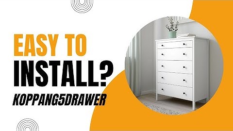 IKEA Chest Drawer Installation Look Easier - time-lapse