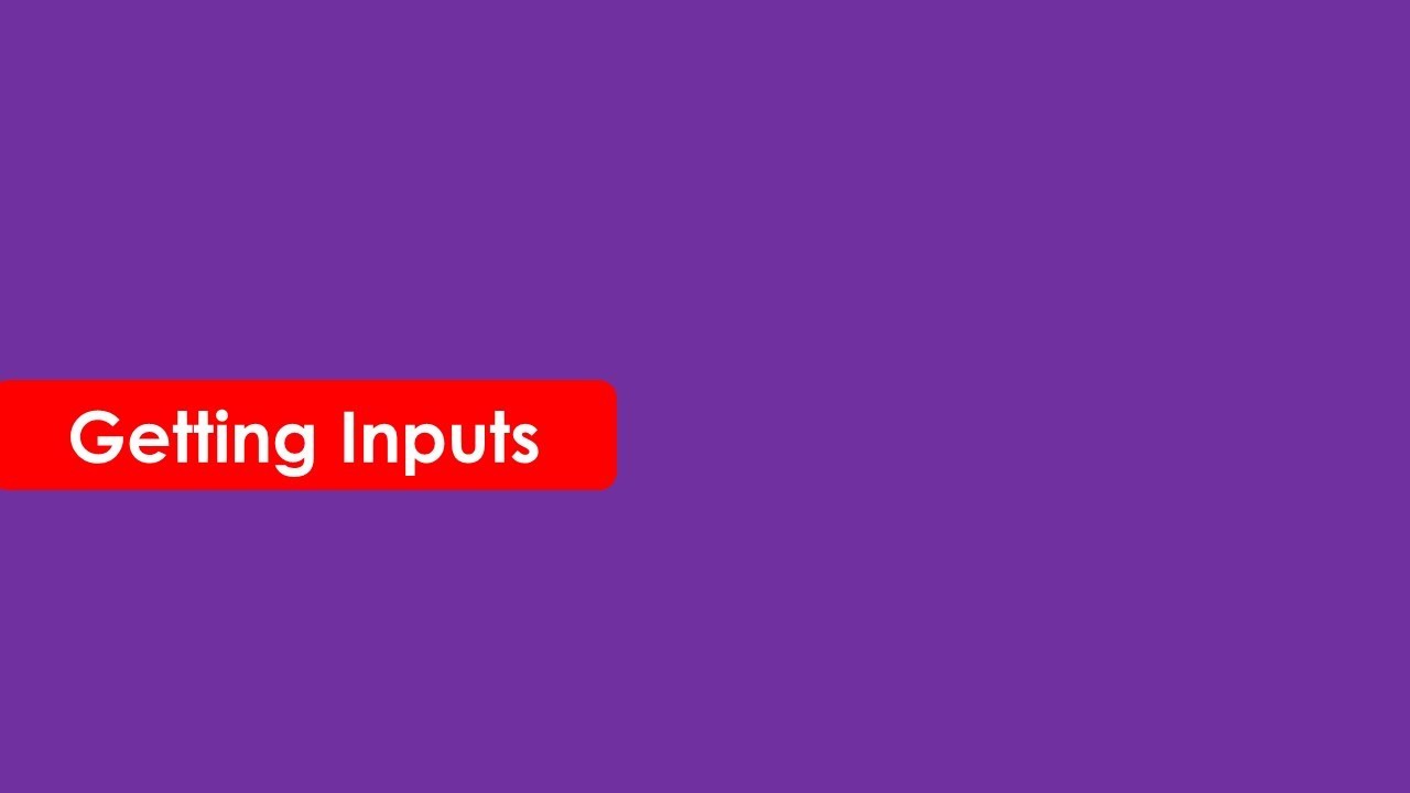 Getting User Input in Python - YouTube