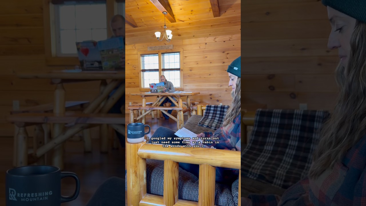 A little cabin time goes a long way 🏠🌲❄️