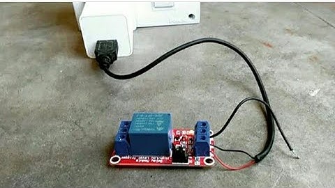 how to switch on single channel relay