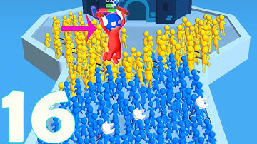 Join Clash 3D : 9999 Army Fighting with Boss Gameplay Walkthrough Part - 16 New levels 502 - 507