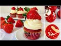 Best and easy red velvet cupcakes- كاب كيك أحمر مخملي- ريد فيلفيت