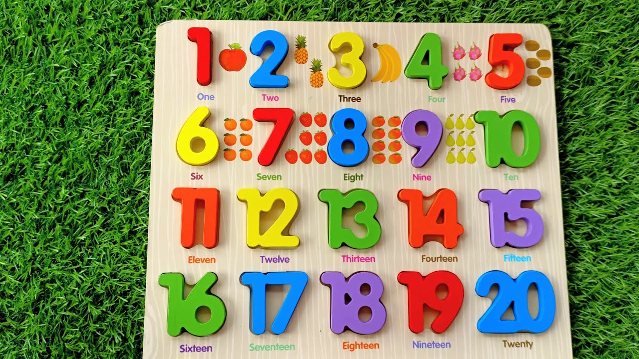 Best Learning Numbers, Shapes & Counting 1 - 10 | Preschool Toddler ...