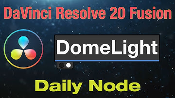 DaVinci Resolve 20 Fusion Dome Light-knooppunt