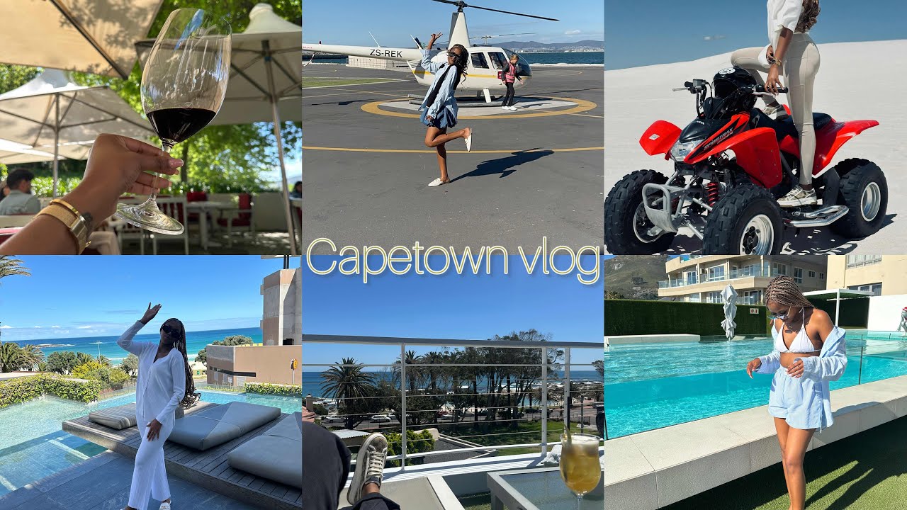 CAPE TOWN VLOG:loads of activities| Atlantic dunes|Helicopter ride|wine tasting.