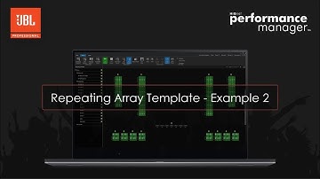 JBL Performance Manager Repeating Array Template – Example 2