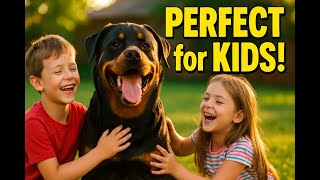 The REAL Reason Rottweilers Make GREAT Family Pets for KIDS
