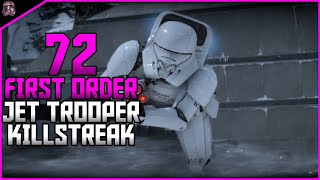Star Wars Battlefront II 72 First Order Jet Trooper Killstreak (Crait - Galactic Assault)