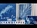 Comment bricoler des cyanotypes  coinc  la maison avec justine