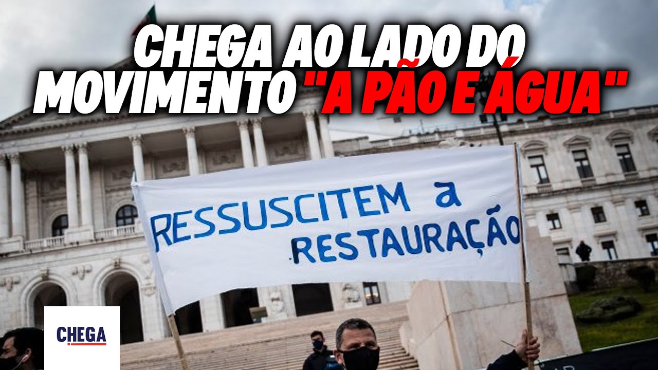 CHEGA ao lado do Movimento "A Pão e Água"