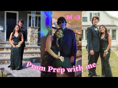 How I got ready for my Senior Prom 2023 + mini vlog