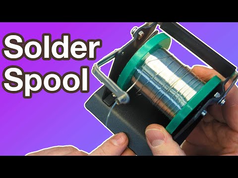 Rate my DIY Solder Spool Holder :P : r/soldering