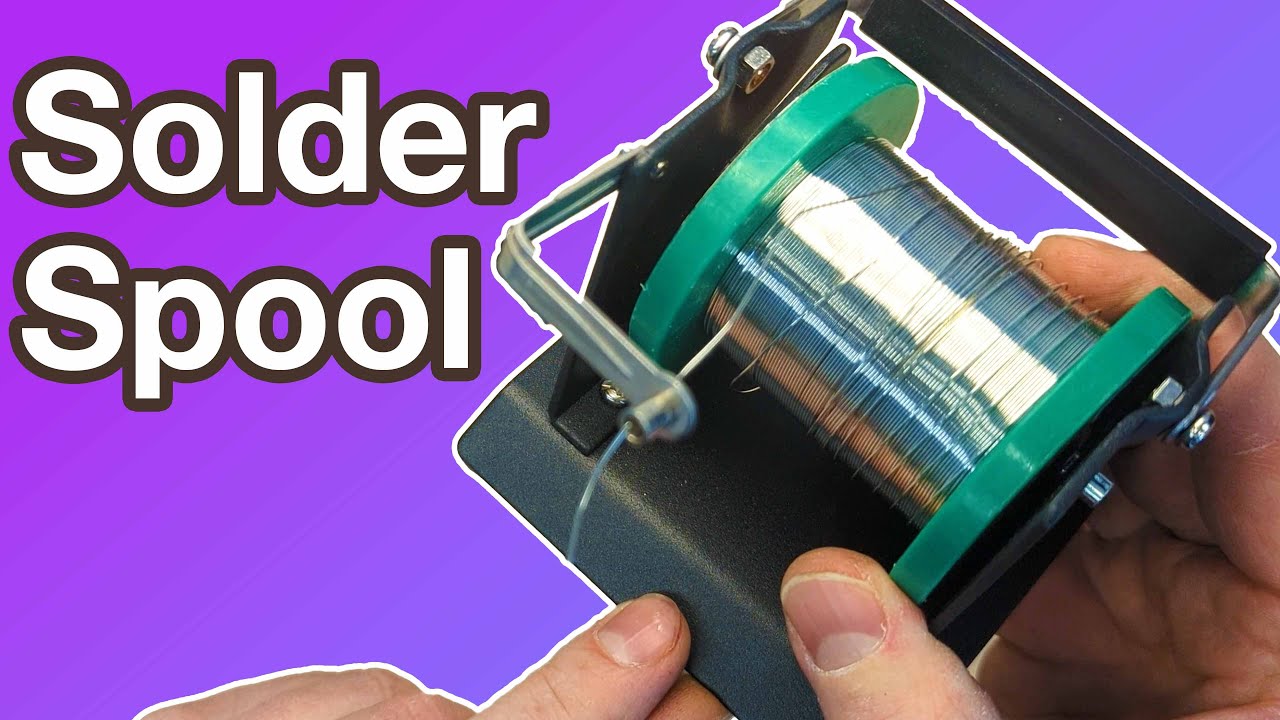 Solder Spool Holder for Electronics YouTube