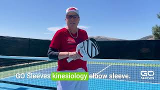 Vicki Sciacqua reveals how GO Sleeves Elbow Sleeves support her pickleball game