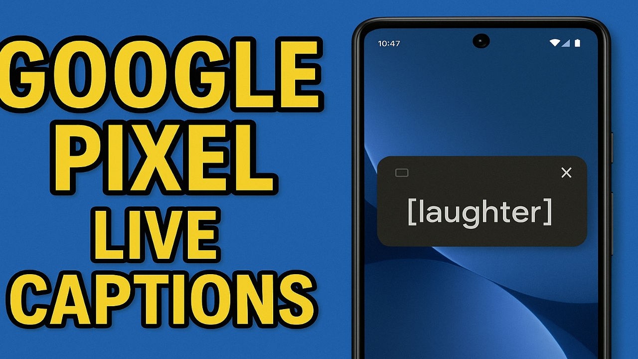 Google Pixel (How to Use live Captions)