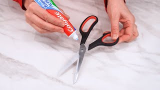Famous Just a little toothpaste. Dull scissors will cut like a razor again Profile