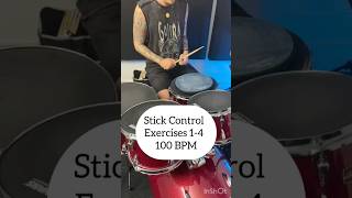 Stick Control Exercises 1-4 For beginners #drummer #drums #drumlessonforbeginners #drumlessons