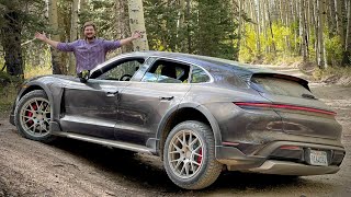 The Porsche Taycan Cross Turismo Has A “Gravel Mode” - And I Try It!