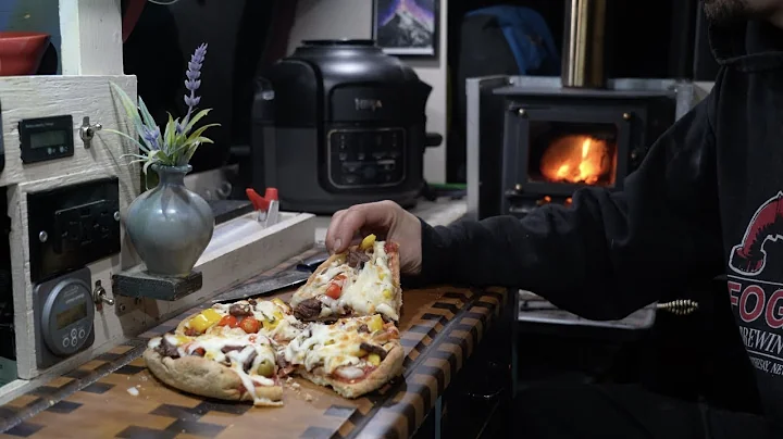 High Elevation Van Life in Utah - Air Fried Pizza