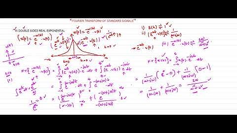Signals & Systems | Fourier Transform part8 by Mr. G. Subba Reddy