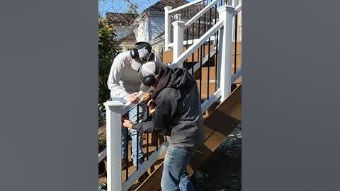 Installing Trex Composite Stair Railings Kits
