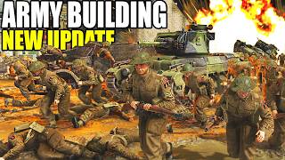 I built the Bloodiest WW2 DEATH CHARGE in the NEW ARMY BUILDING Simulator Overhaul! - Gates of Hell