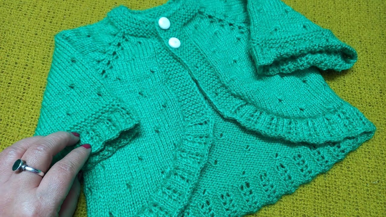3 साल के बच्चे का क्रॉप टॉप/baby woolen crop top for easy way 