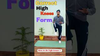 Right Vs Wrong High Knees How To High Kneescardio Exercise High Knees Form