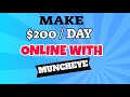 Make  $200 / Day Online With Muncheye: AFFILIATE MARKETING FOR BEGINNERS 2021